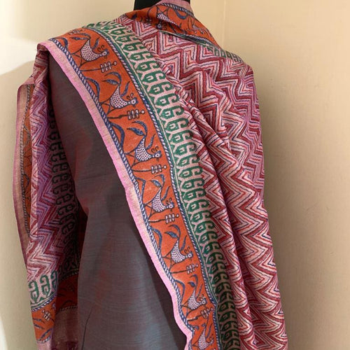 Mangalgiri Silk Kurta and Bottom
