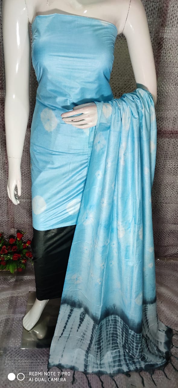 Shibori Design Silk Suits