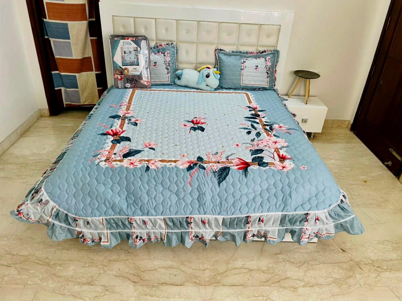 Quilted Bedcovers with pillow covers