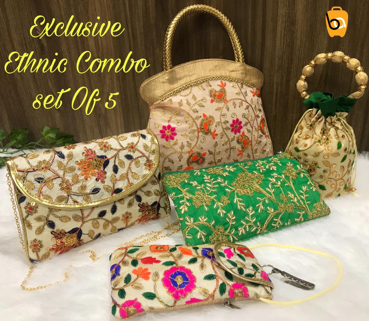 Ethnic Bags set of 5