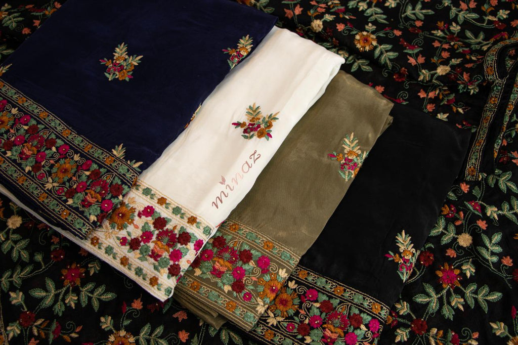 Stunning suits in crepe