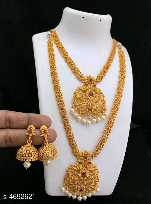 Diva Stylish Gold Plated Jewelry Sets M15