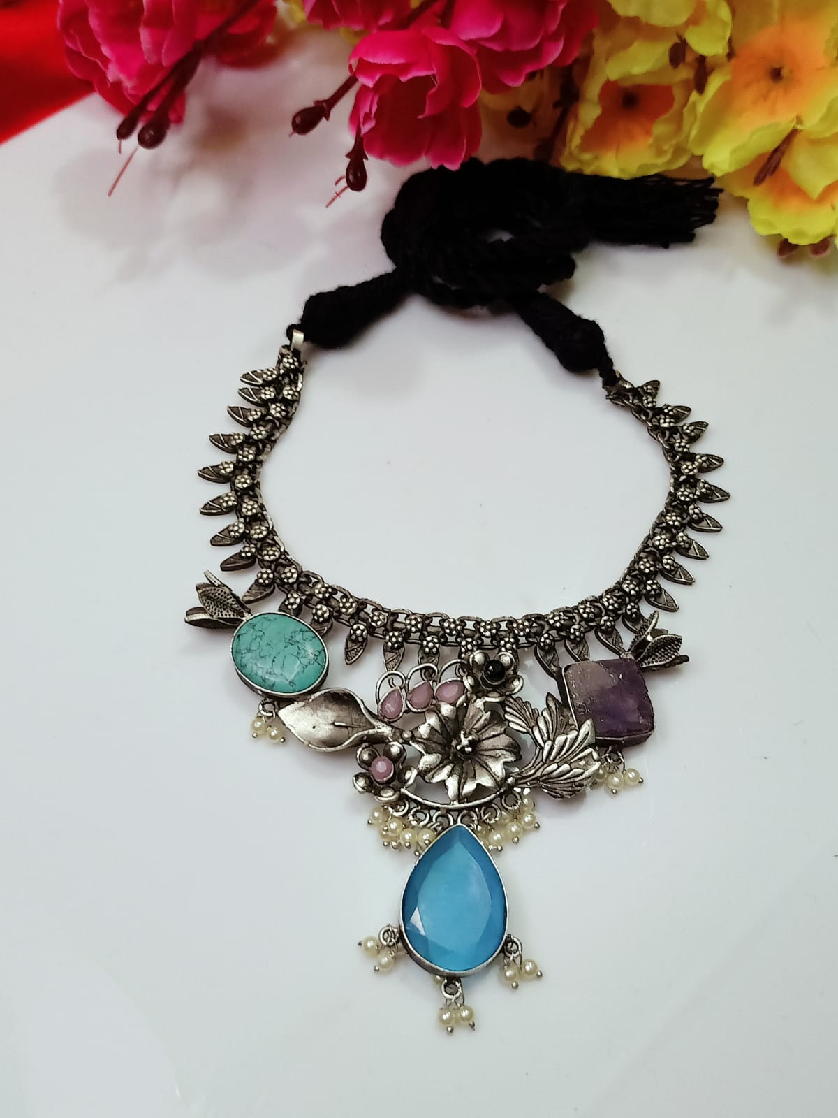 Oxidised Silver Necklaces