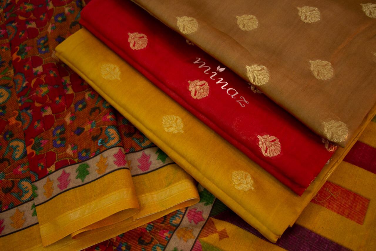 Benarsi Muga Silk Suits