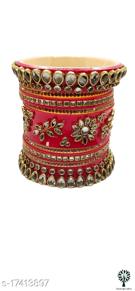 Feminine Fusion Bangles(Bridal Bangles)