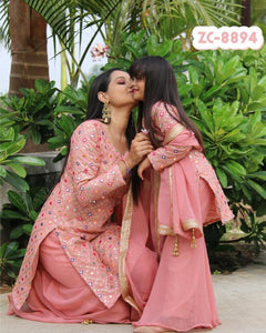 Mom n Daughter Sharara Set