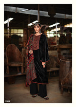 Load image into Gallery viewer, Velvet Embroidery Top n Stole with Pashmina Bottom