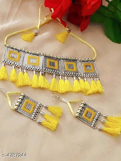 Shimmering Silver Plated Fusion Jewelry Sets M20