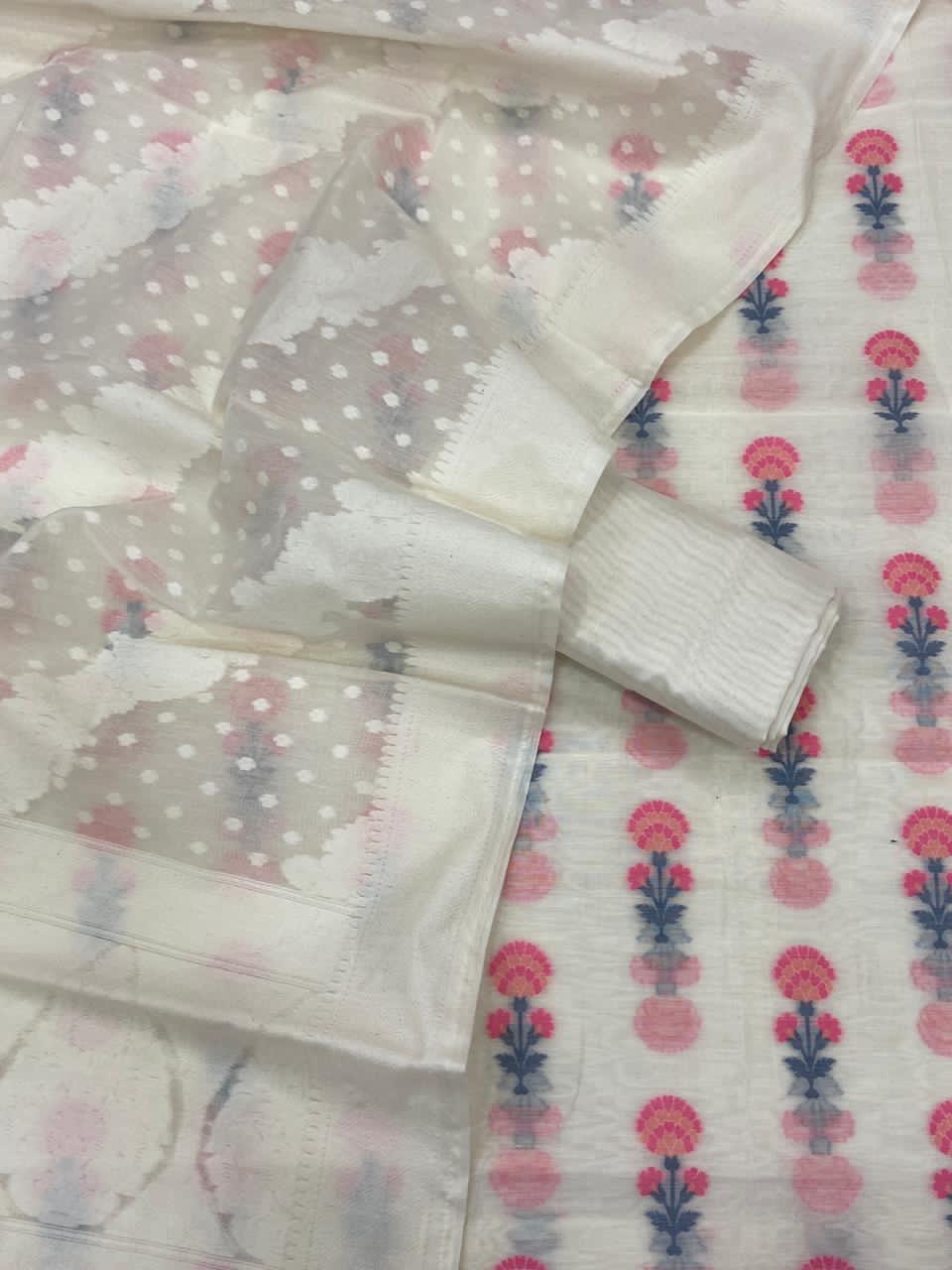 Handloom Chanderi Jamdani Patola