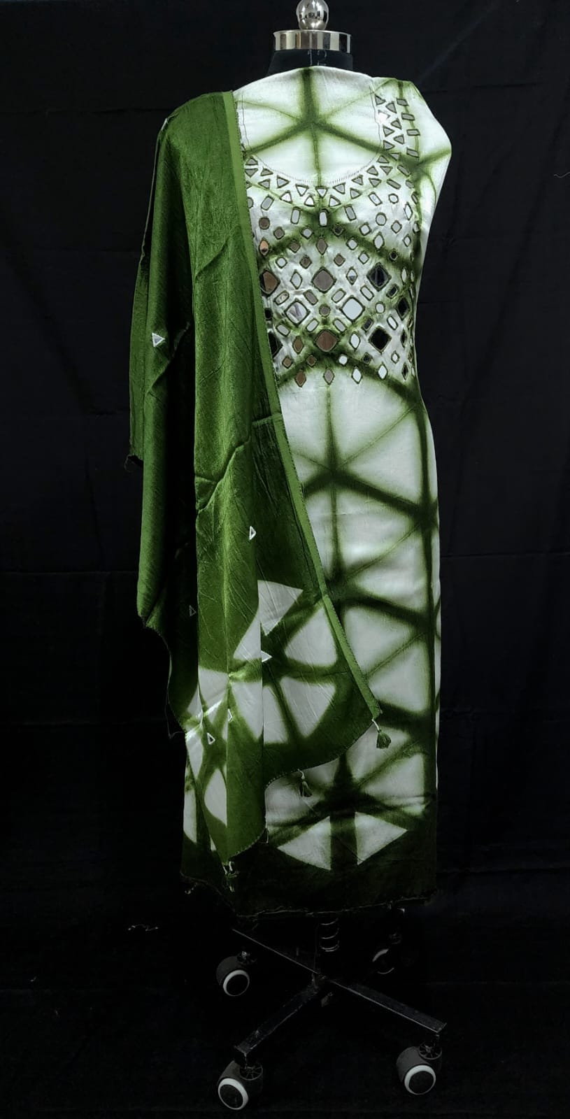 Mashru Silk Tie n Dye 2 Piece Sets