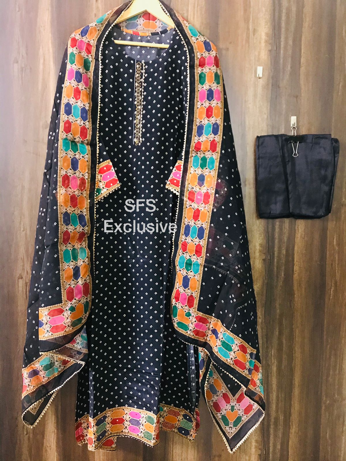 Uppada Silk Suit with shantoon bottom (SFS)