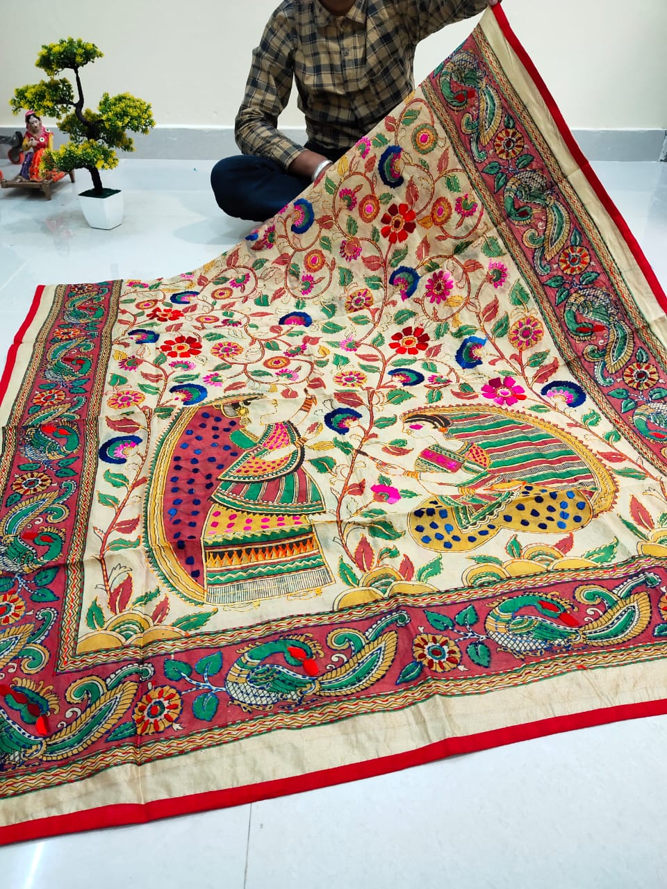 Beautiful Kalamkari Dupattas