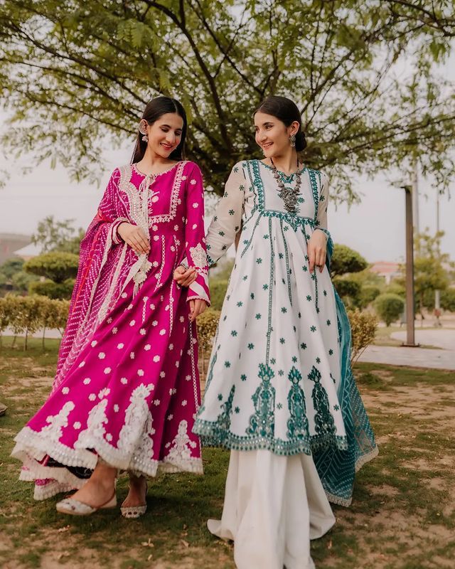 Embroidered Butter Silk Gown Palazzo