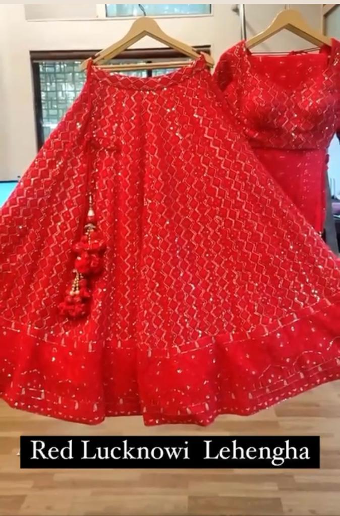 Lucknowi Bridal Lehenga Choli