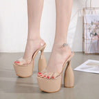 Tube Block Heels