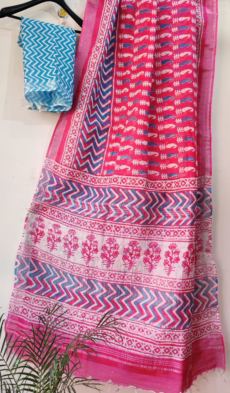 Mix-up collection Bagru Sarees