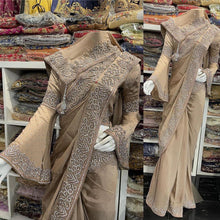 Load image into Gallery viewer, Georgette Embroidered Sarees