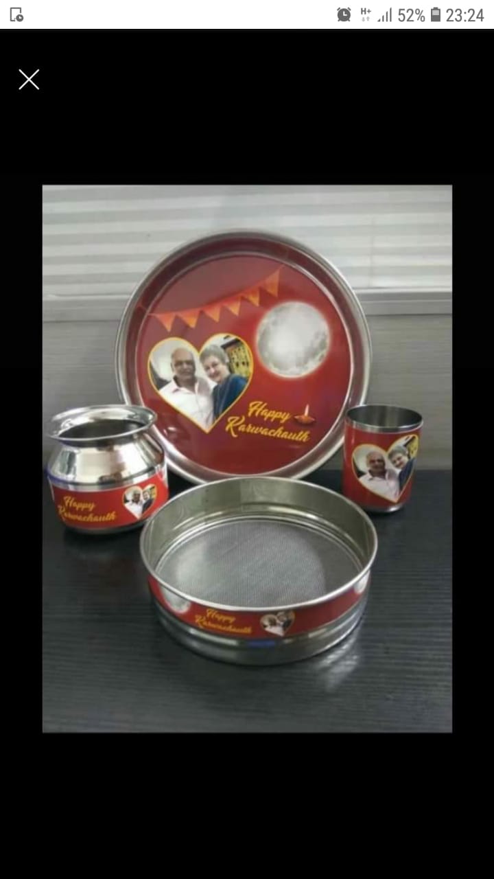 Customised Pooja Thalis (Karwachauth)