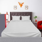 Satin Stripes King-Size Fitted Bedding Set