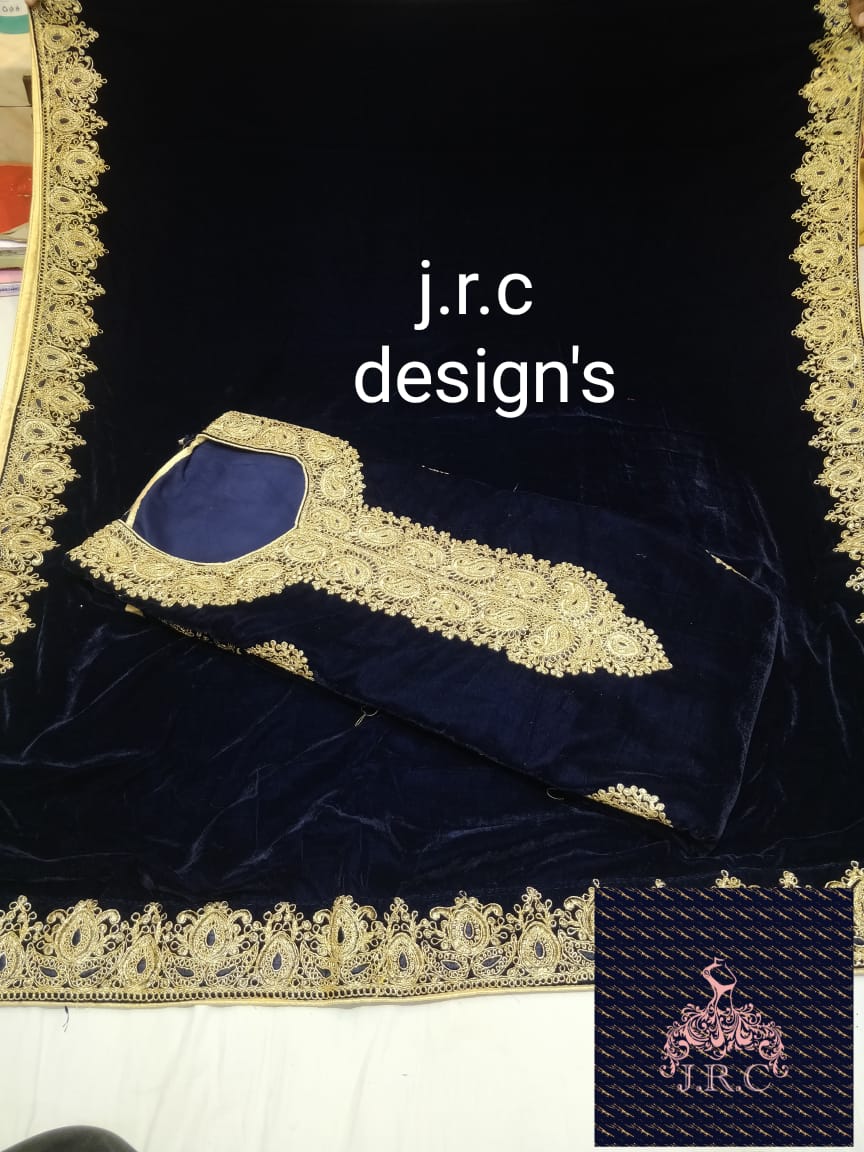 Royal Velvet with pashmina bottom