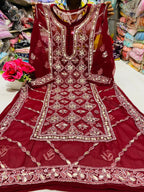 Chikankari Gota Work Kurtis