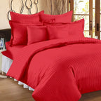 Satin Stripe Double Bedsheets