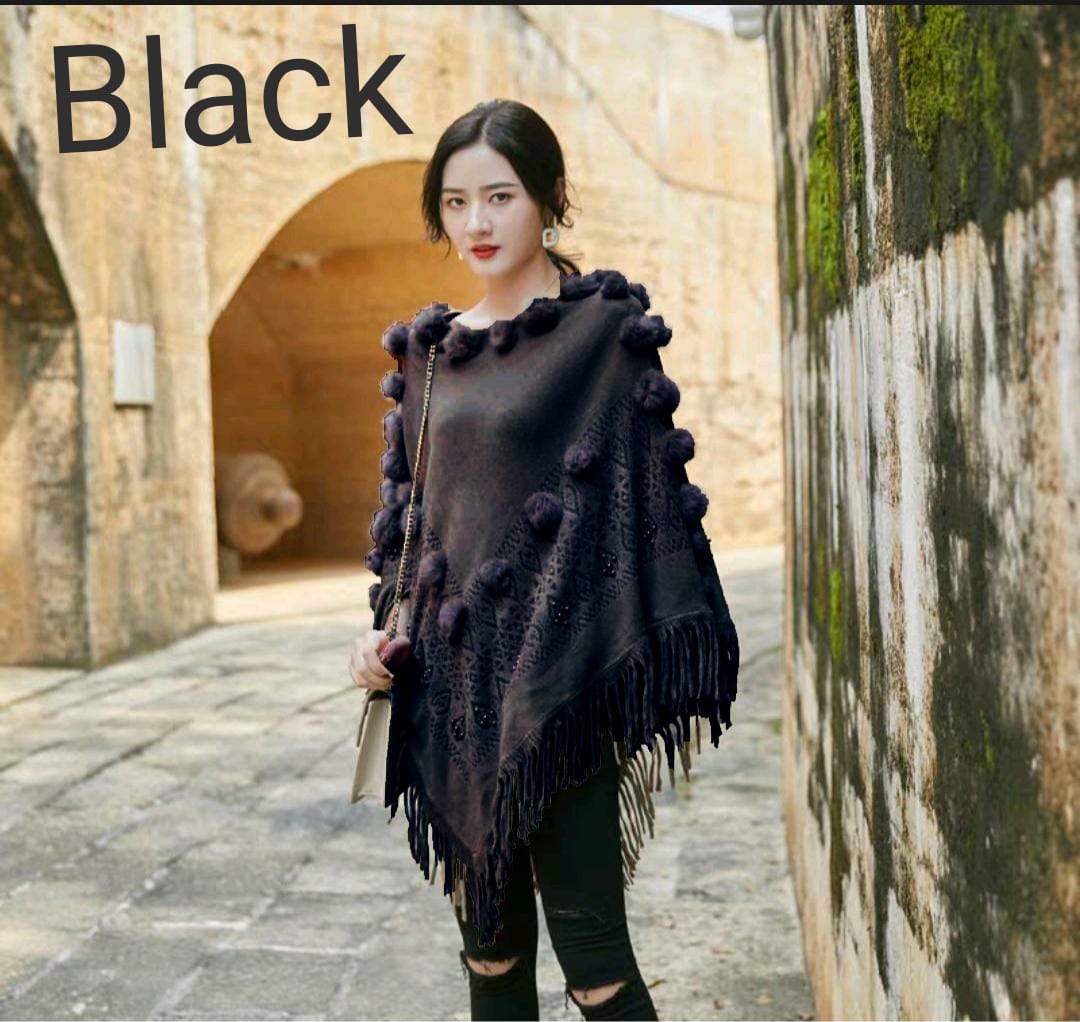 O-Neck Poncho