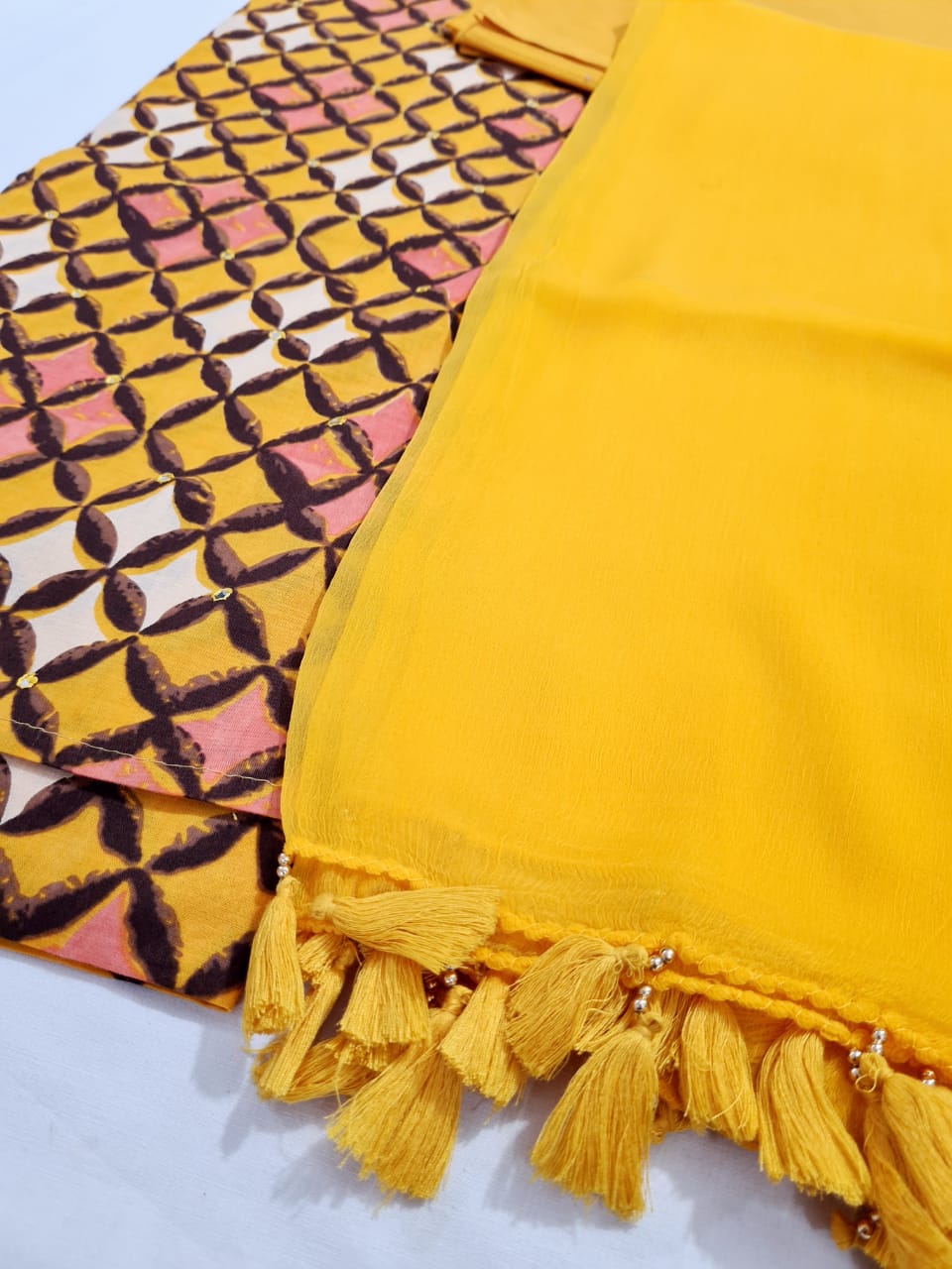 Digital Print Cotton Shirt with Bottom n Dupatta
