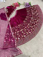 Bridal Viscose Velvet Lehenga Choli