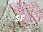 Chikankari Kurti Sharara with gotta patti work