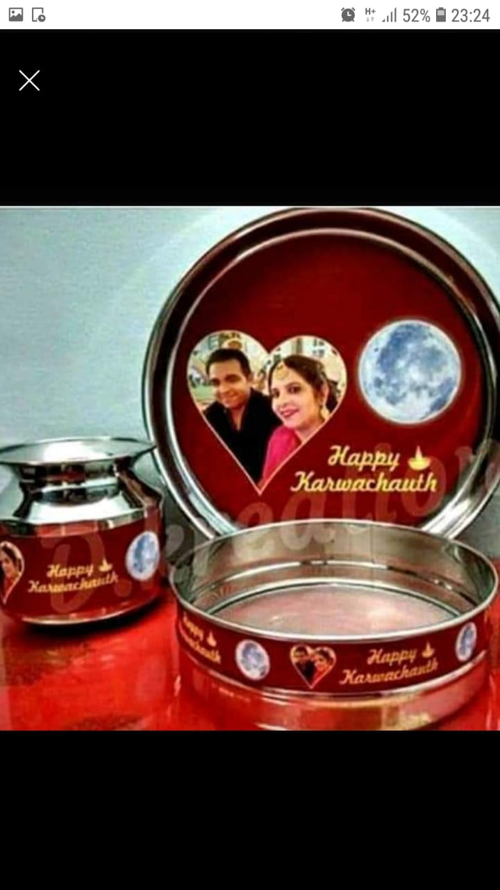 Customised Pooja Thalis (Karwachauth)