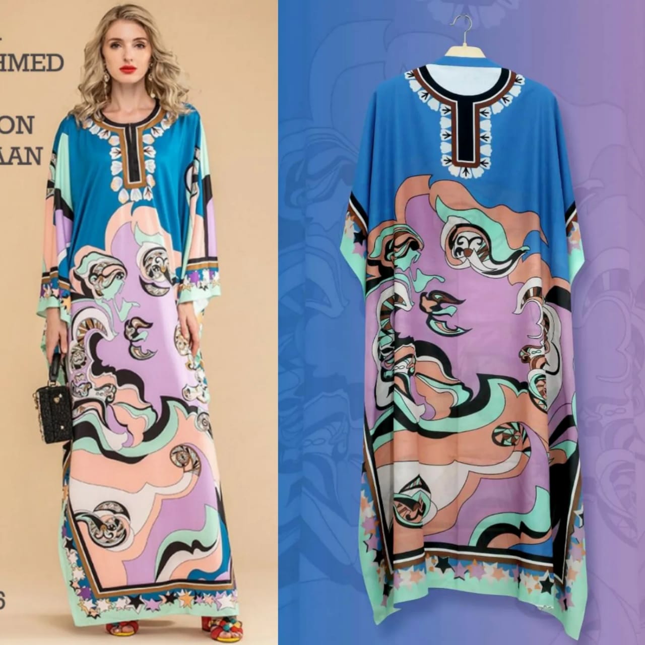 Beautiful Crepe Kaftans