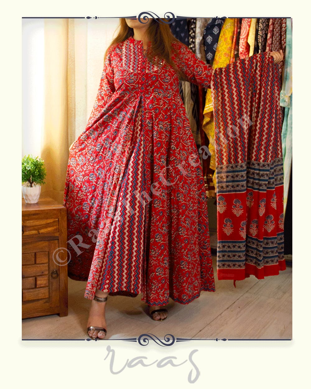 Cotton Double Layered Gown