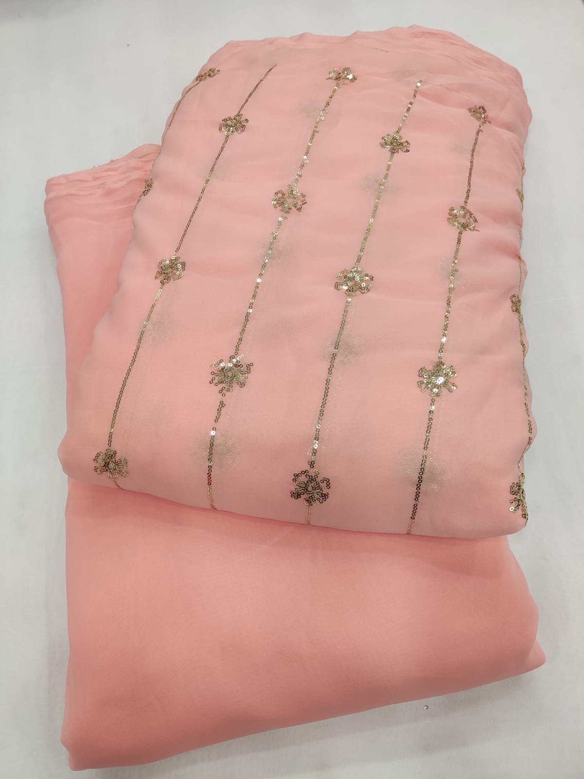 Beautiful Georgette Sequins Suits