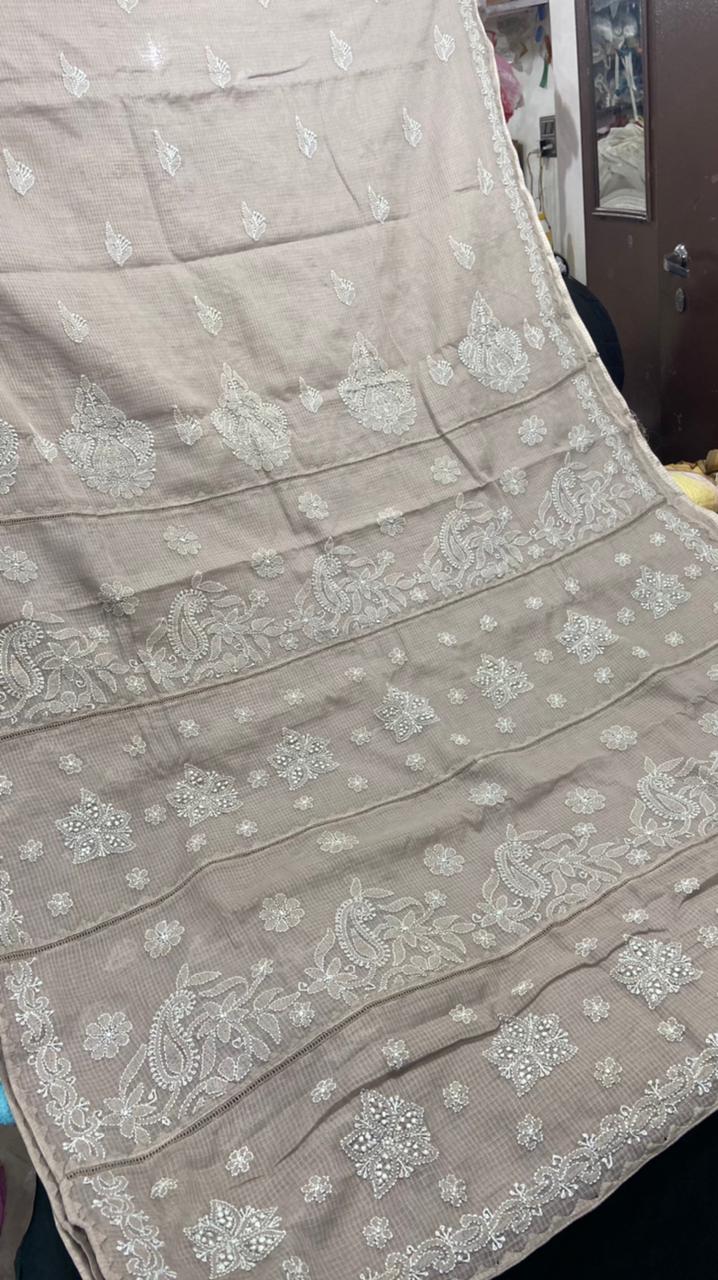Chikankari Kota Doriya Sarees