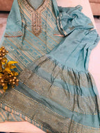 Benarsi Suit with Georgette Dupatta