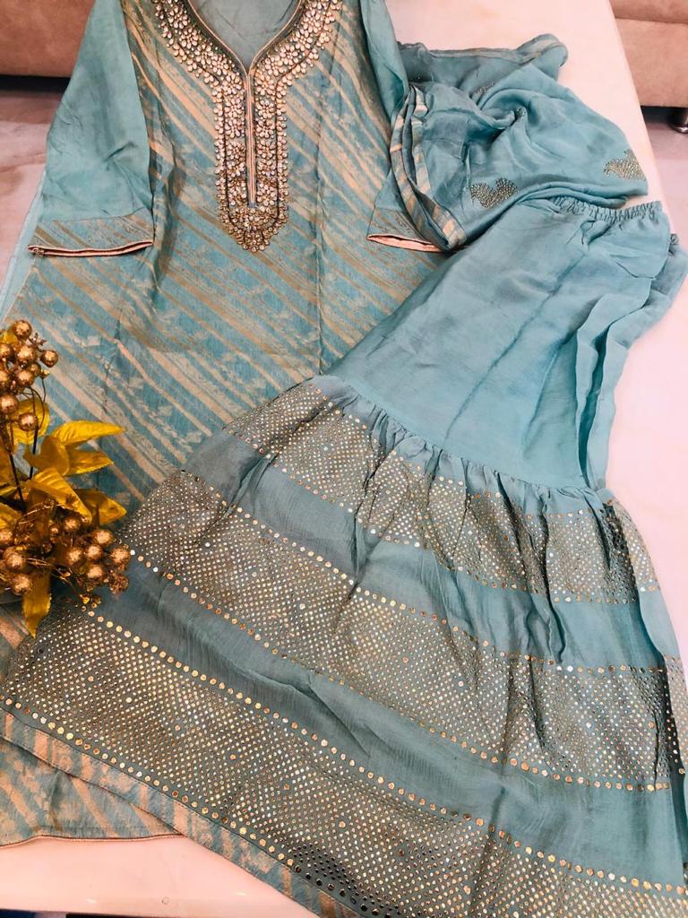 Benarsi Suit with Georgette Dupatta