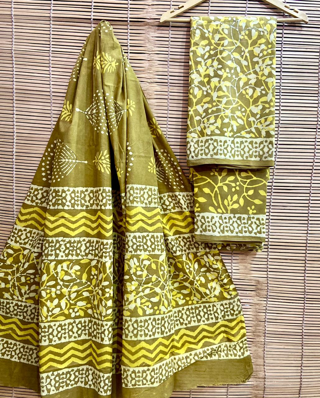 Hand-Block Printed Cotton Suits