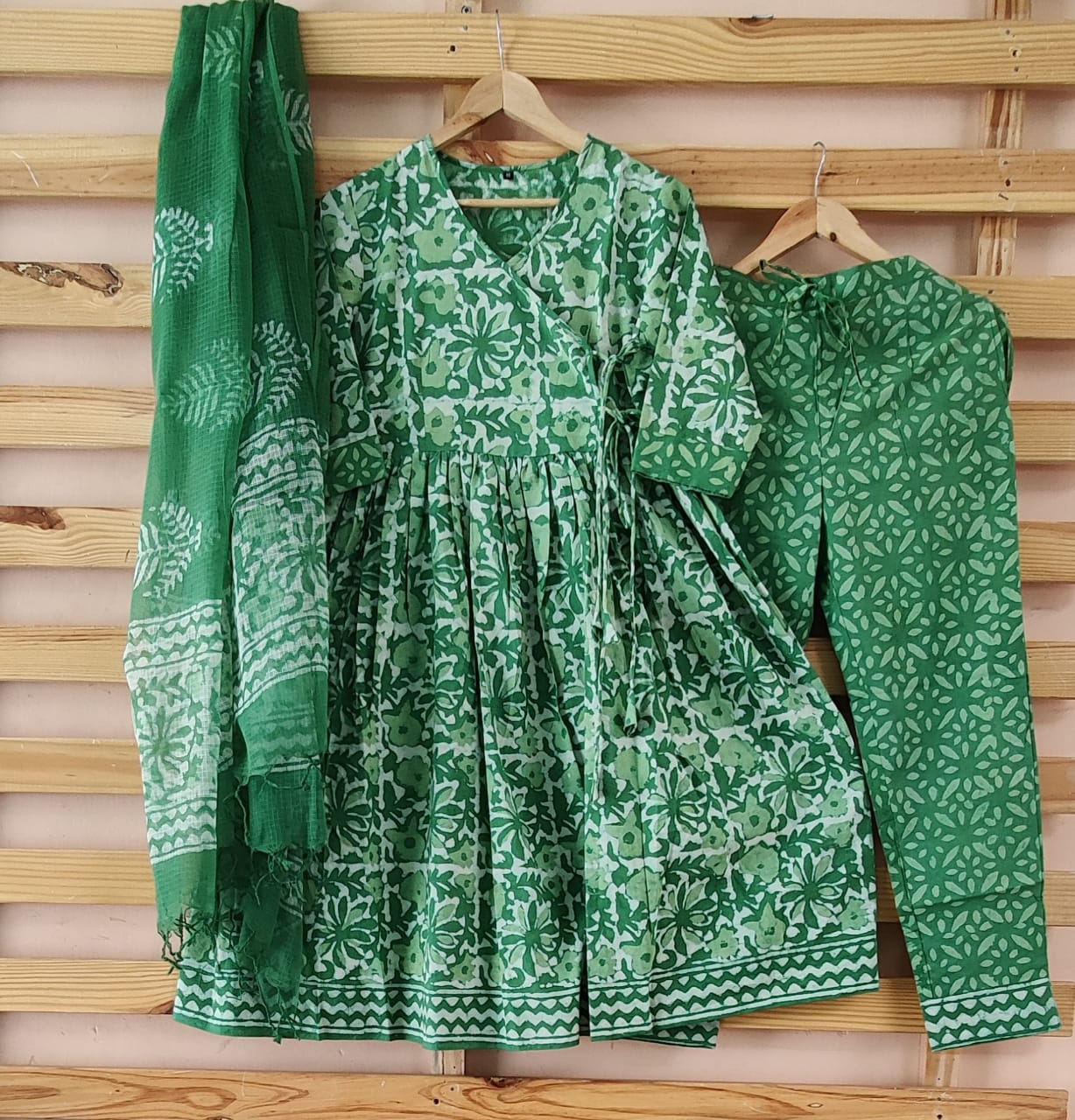 Angrakha Style Organic Cotton Suits