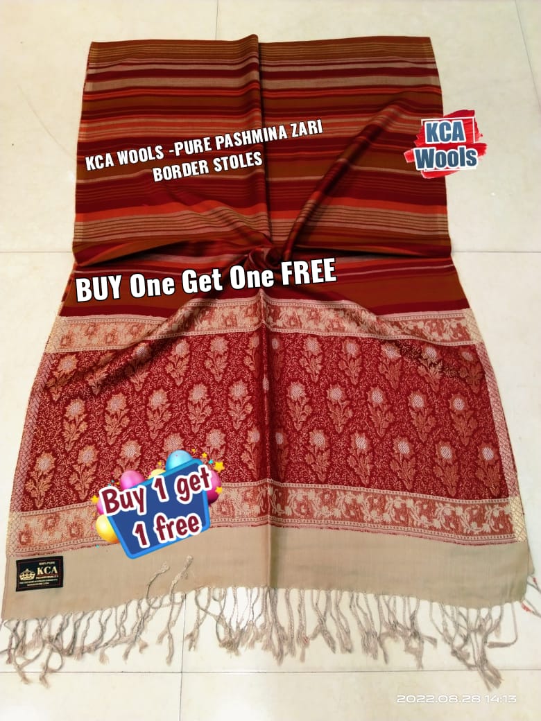 Woolen Stoles Buy 1 Get 1 Offer