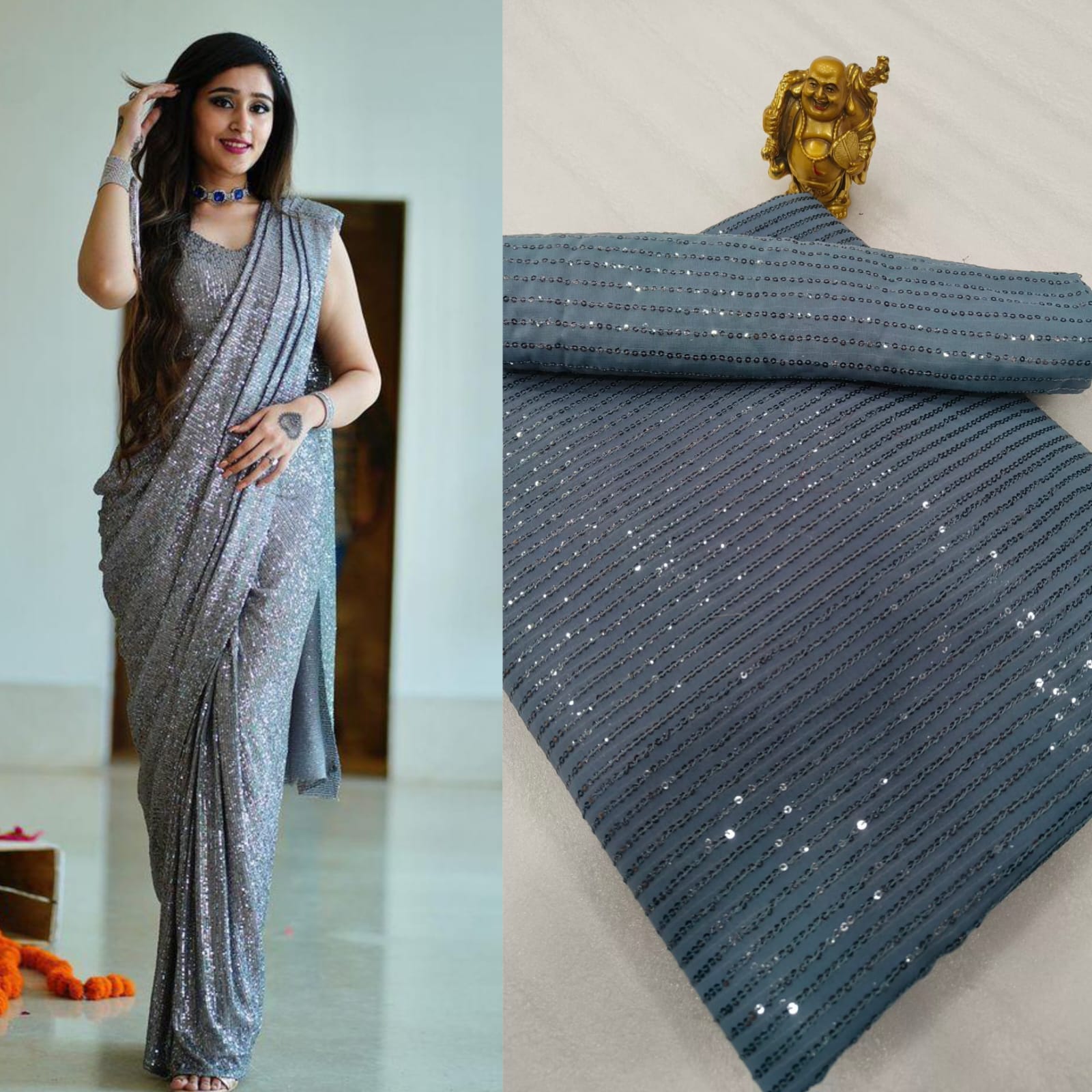 Sequins Sarees