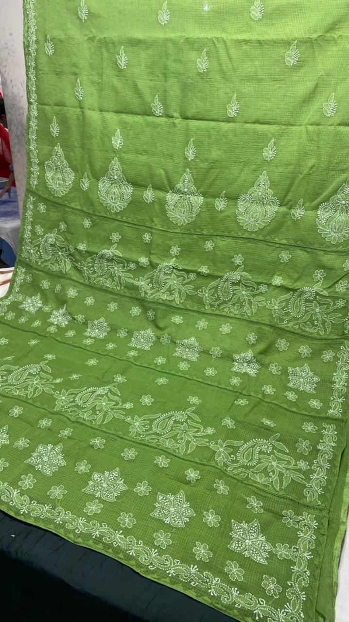 Chikankari Kota Doriya Sarees