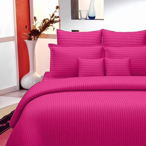 Satin Stripe Double Bedsheets