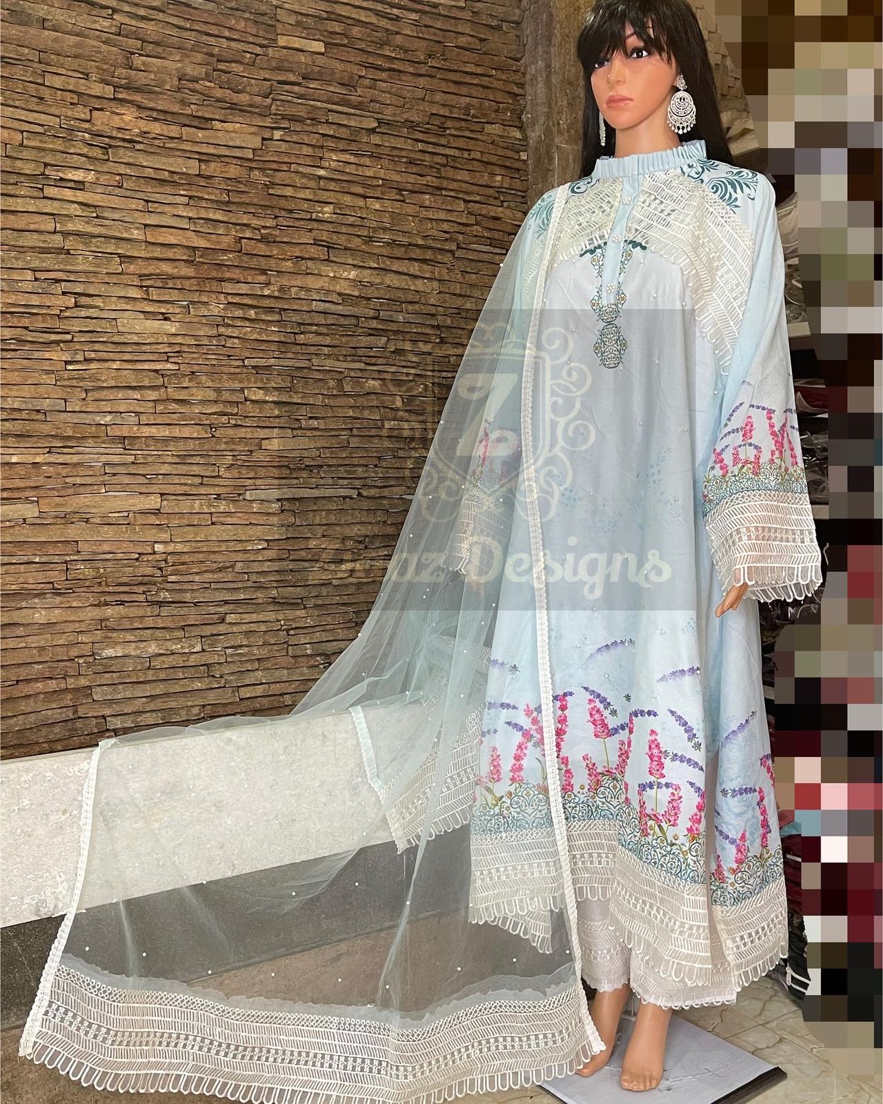 Muslin Cotton Kurti Pant