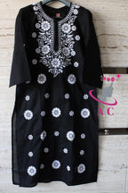 AC Cotton Stitched Chikan Kurti