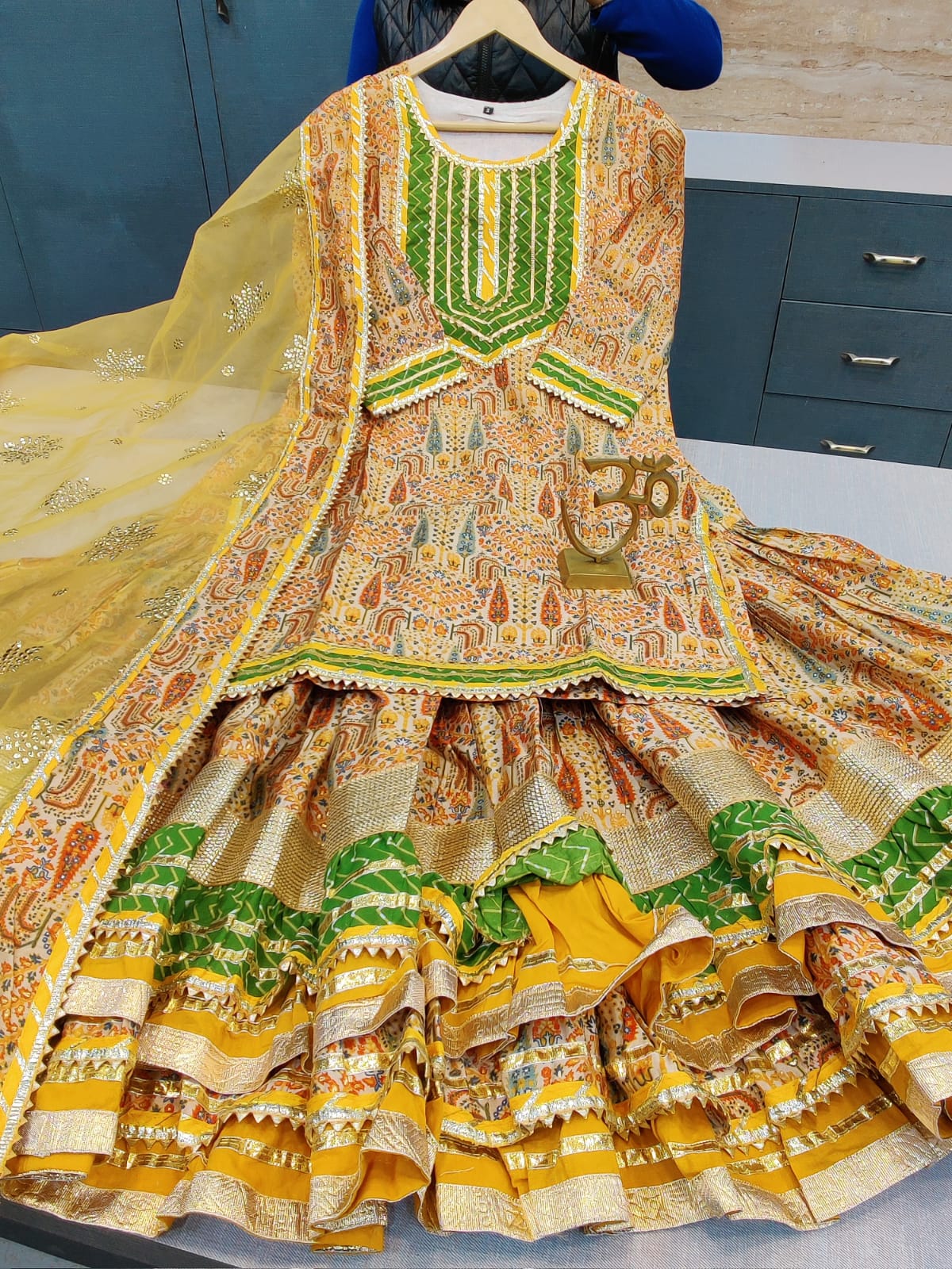 Beautiful Kurti Sharara Set with Gota