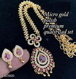 Twinkling Gold Plated Jewelry Sets M11