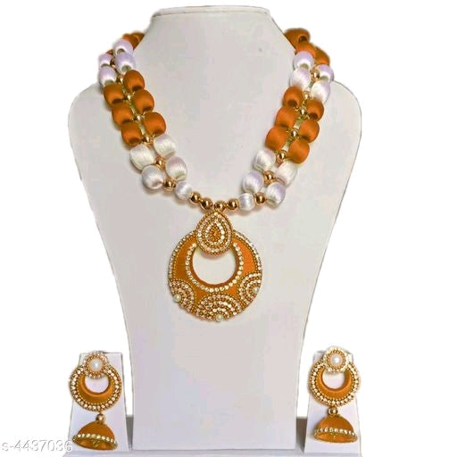 Diva Stylish Silk Thread Jewelry Sets M24