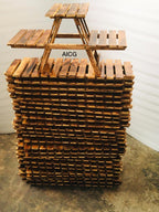 Antique Planter or Folding Side Table