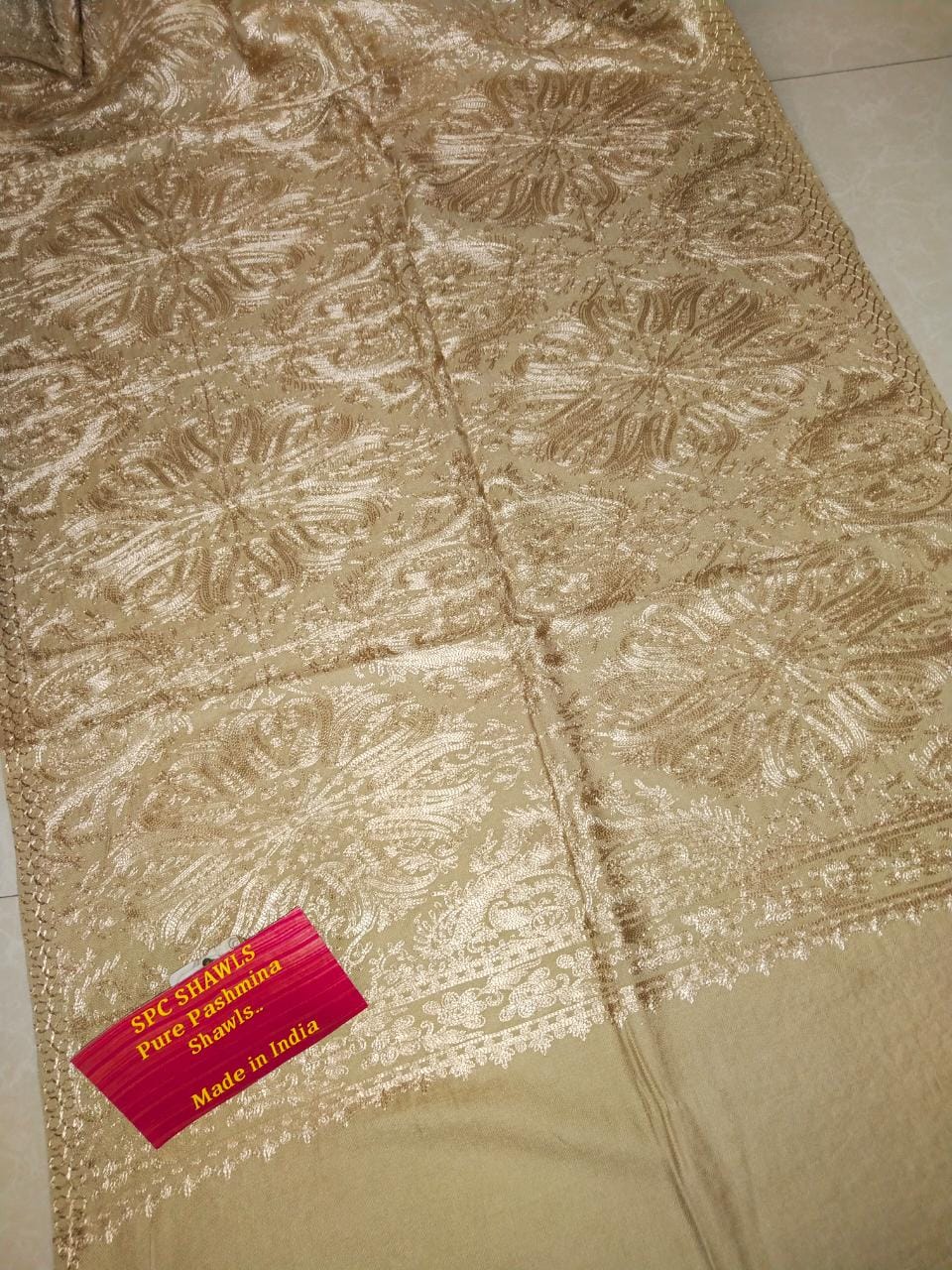 Unisex Stoles with Kashmiri Aari Work(Pashmina)